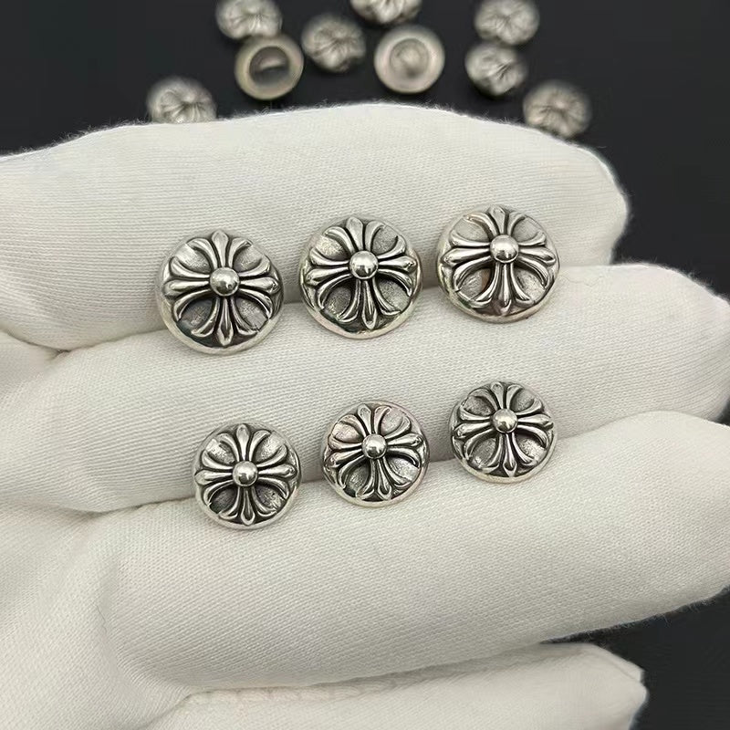 Chrome Hearts Cross Ring - Gothic 925 Sterling Silver Jewelry | David Studio