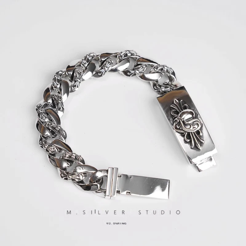 Chrome Hearts Cross Ring - Gothic 925 Sterling Silver Jewelry | David Studio