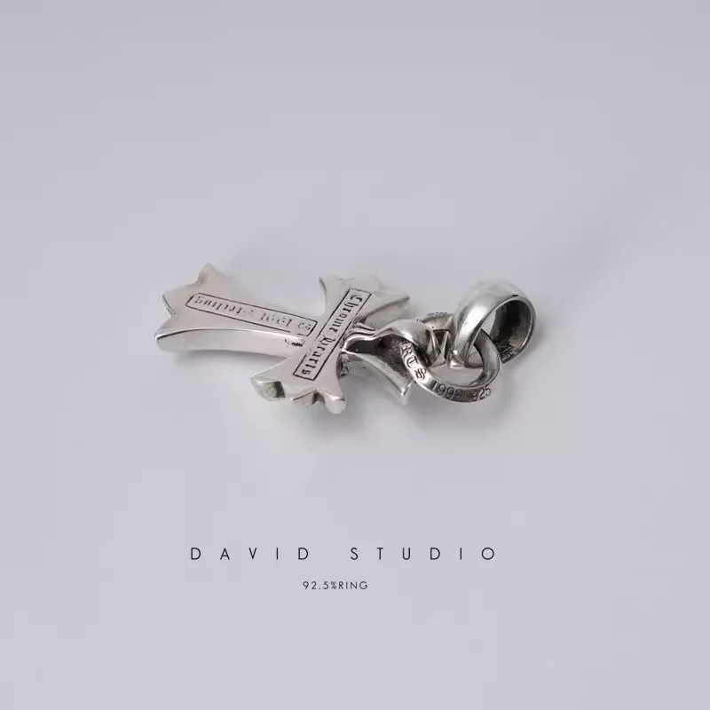 Chrome Hearts Cross Ring - Gothic 925 Sterling Silver Jewelry | David Studio
