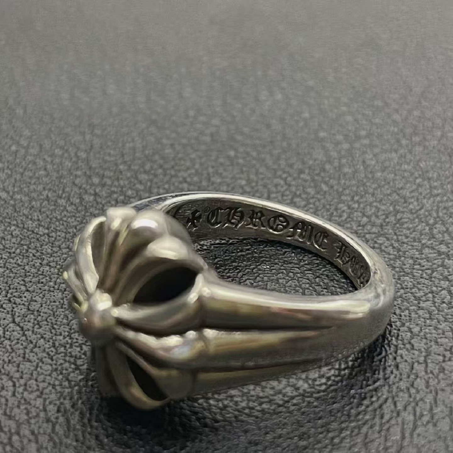 Chrome Hearts Cross Ring - Gothic 925 Sterling Silver Jewelry | David Studio