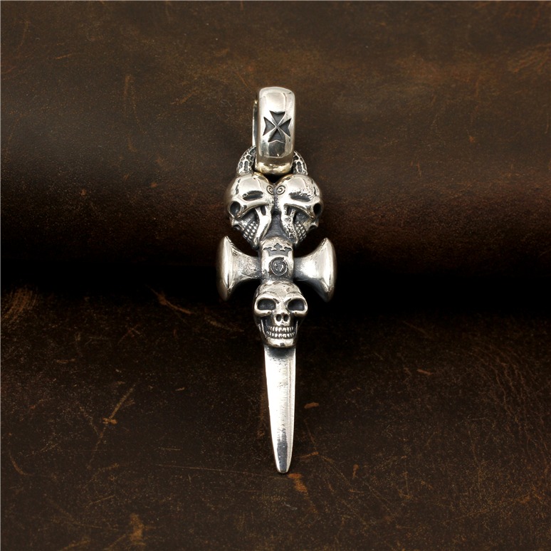 Chrome Hearts Cross Ring - Gothic 925 Sterling Silver Jewelry | David Studio