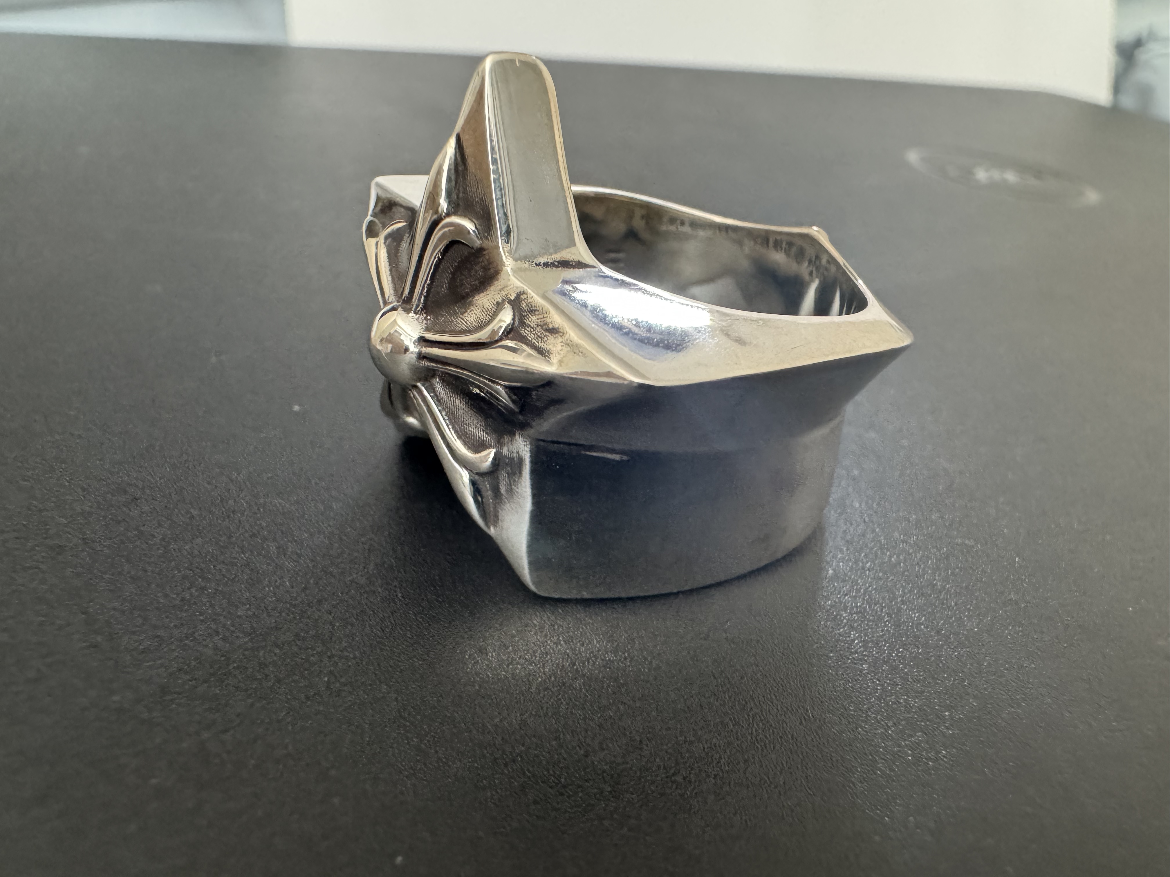 Chrome Hearts Cross Ring - Gothic 925 Sterling Silver Jewelry | David Studio