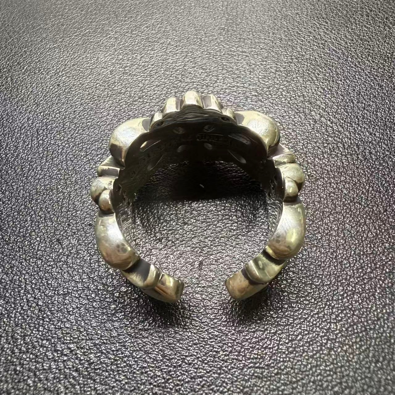 Chrome Hearts Cross Ring - Gothic 925 Sterling Silver Jewelry | David Studio