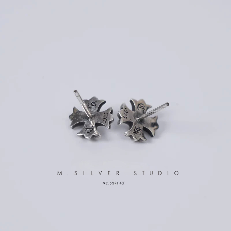 Chrome Hearts Cross Ring - Gothic 925 Sterling Silver Jewelry | David Studio