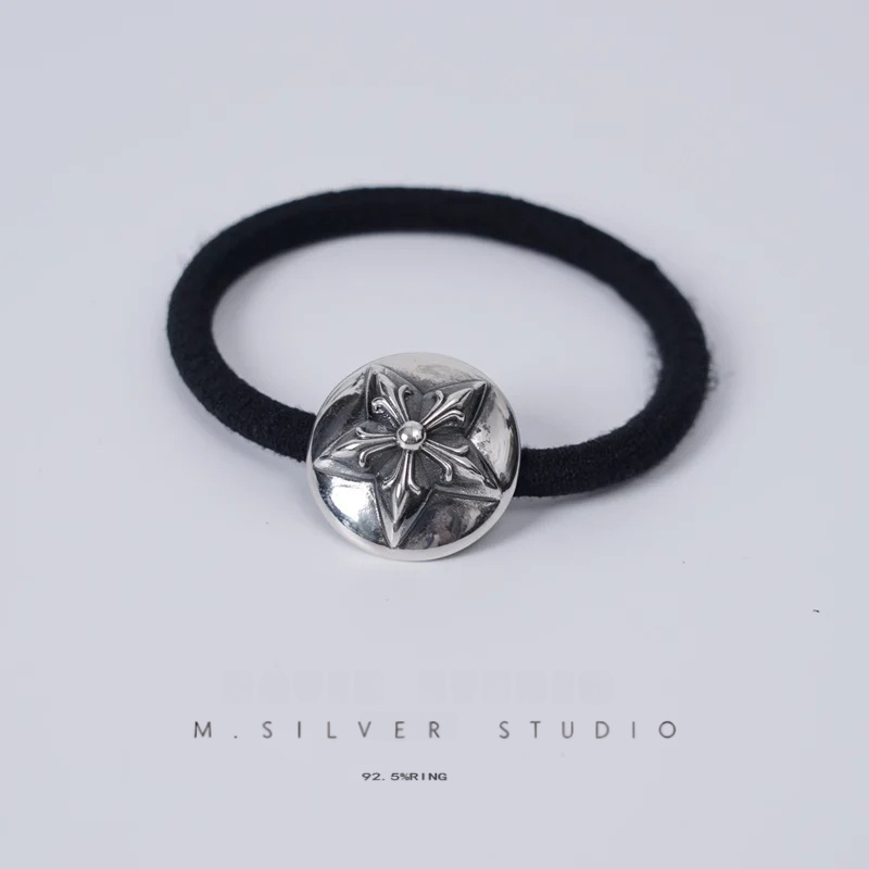 Chrome Hearts Cross Ring - Gothic 925 Sterling Silver Jewelry | David Studio