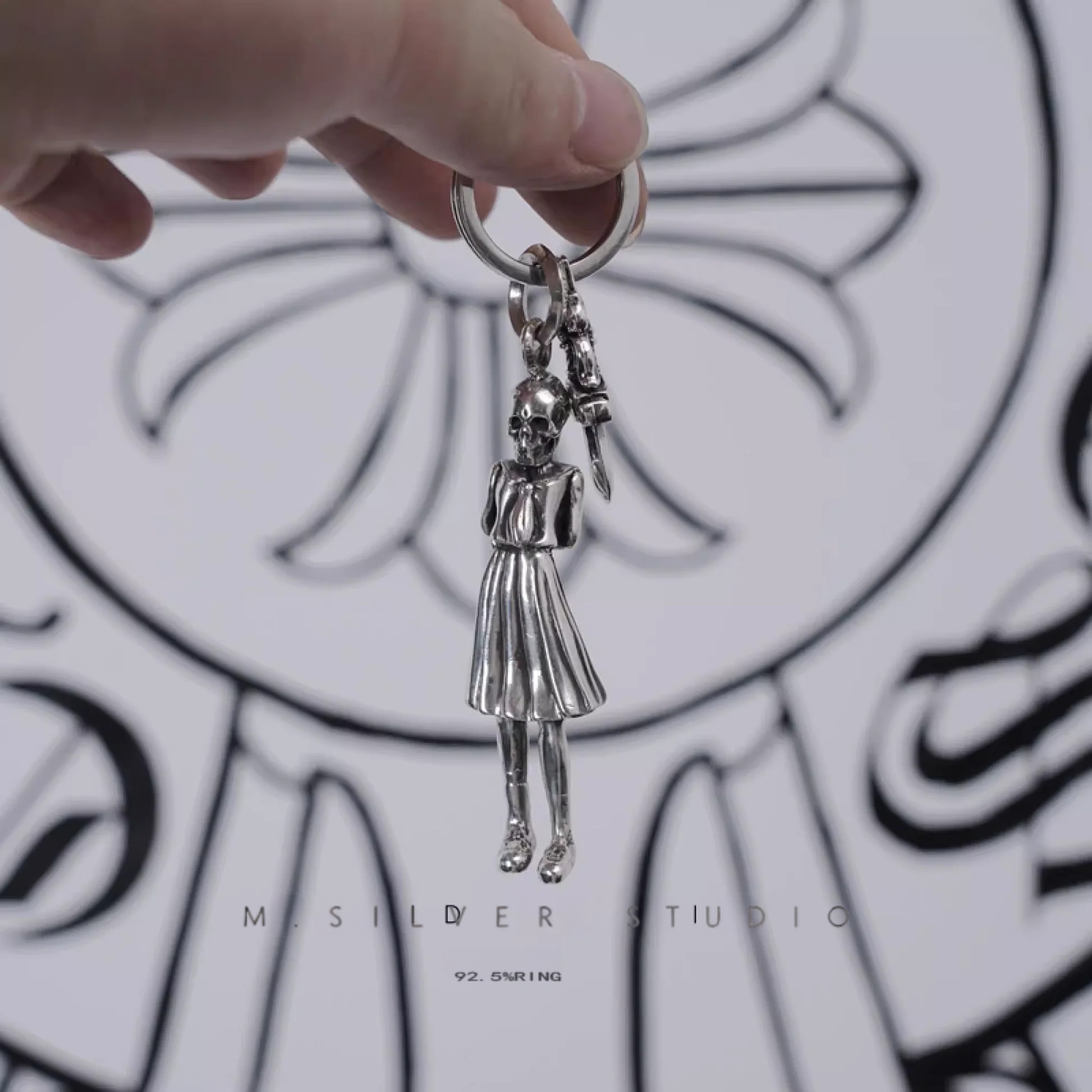 Chrome Hearts Cross Ring - Gothic 925 Sterling Silver Jewelry | David Studio