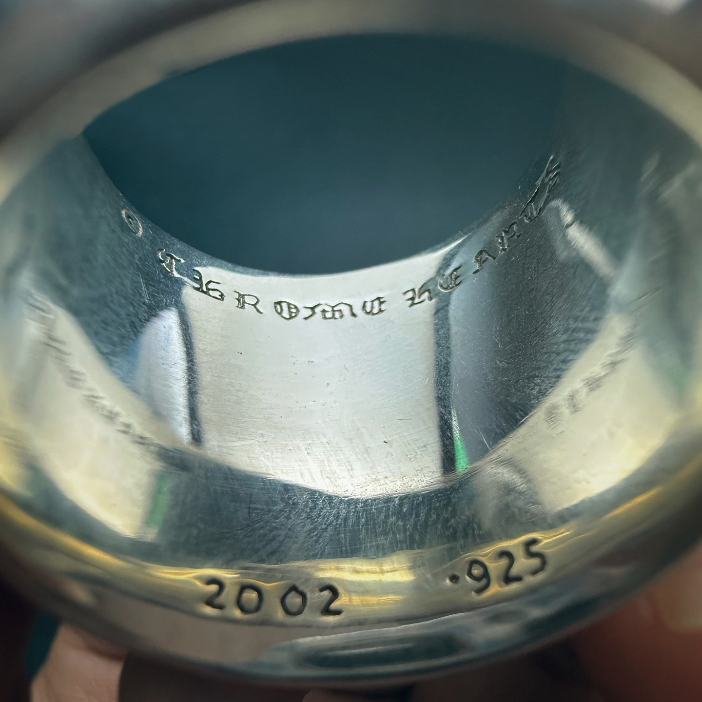 Chrome Hearts Cross Ring - Gothic 925 Sterling Silver Jewelry | David Studio