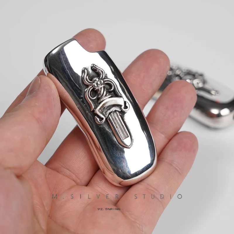 Chrome Hearts Cross Ring - Gothic 925 Sterling Silver Jewelry | David Studio