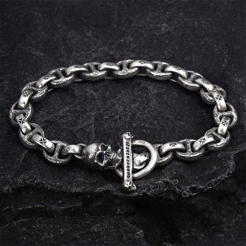 Chrome Hearts Cross Ring - Gothic 925 Sterling Silver Jewelry | David Studio