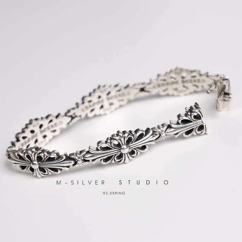 Chrome Hearts Cross Ring - Gothic 925 Sterling Silver Jewelry | David Studio