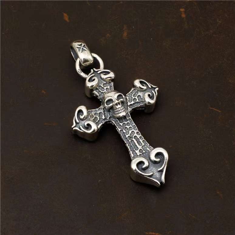 Chrome Hearts Cross Ring - Gothic 925 Sterling Silver Jewelry | David Studio
