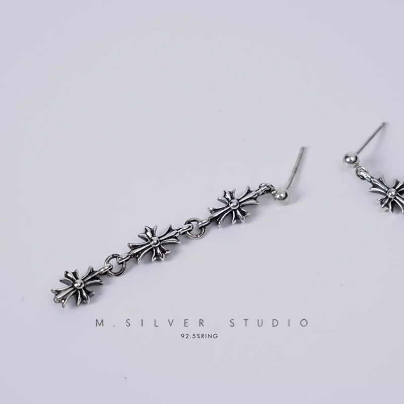 Chrome Hearts Cross Ring - Gothic 925 Sterling Silver Jewelry | David Studio