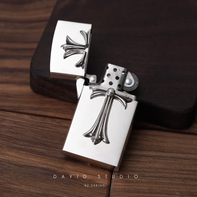 Chrome Hearts Cross Ring - Gothic 925 Sterling Silver Jewelry | David Studio