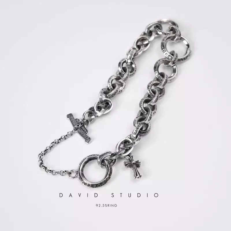 Chrome Hearts Cross Ring - Gothic 925 Sterling Silver Jewelry | David Studio