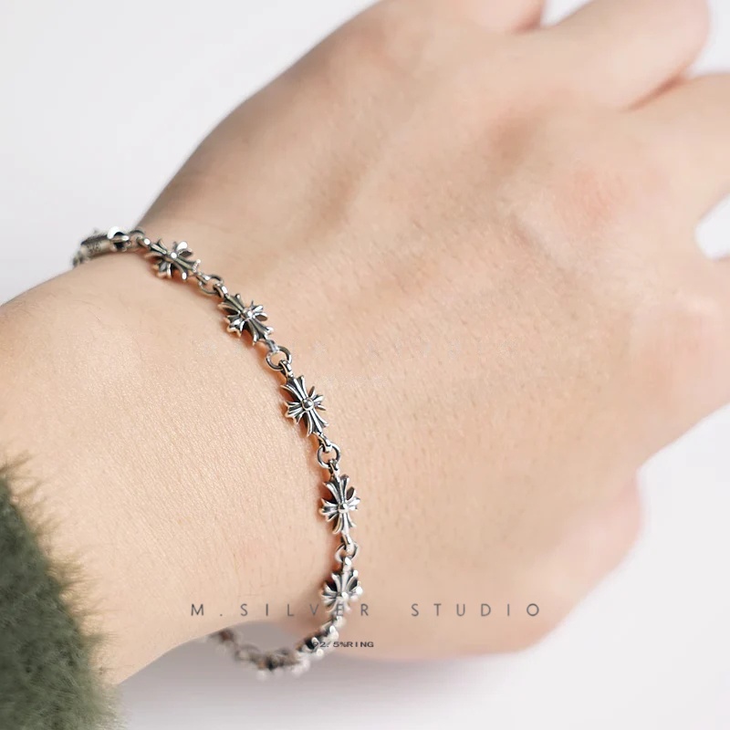 Chrome Hearts Cross Ring - Gothic 925 Sterling Silver Jewelry | David Studio