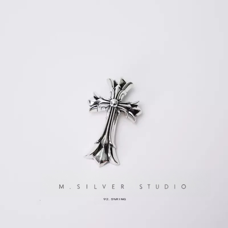 Chrome Hearts Cross Ring - Gothic 925 Sterling Silver Jewelry | David Studio