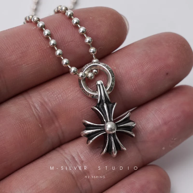 Chrome Hearts Cross Ring - Gothic 925 Sterling Silver Jewelry | David Studio