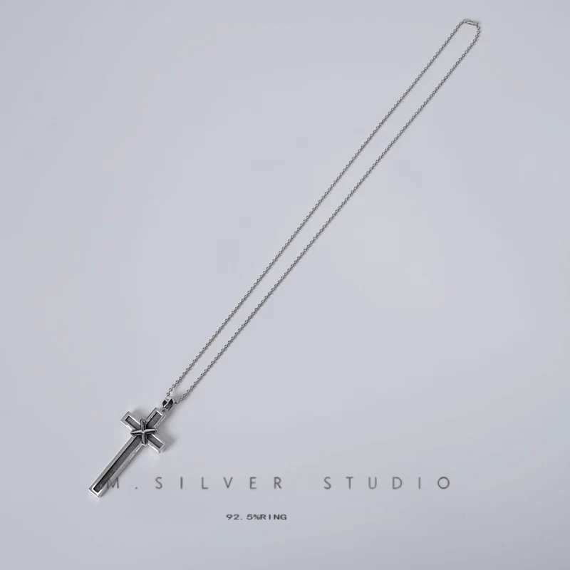 Chrome Hearts Cross Ring - Gothic 925 Sterling Silver Jewelry | David Studio