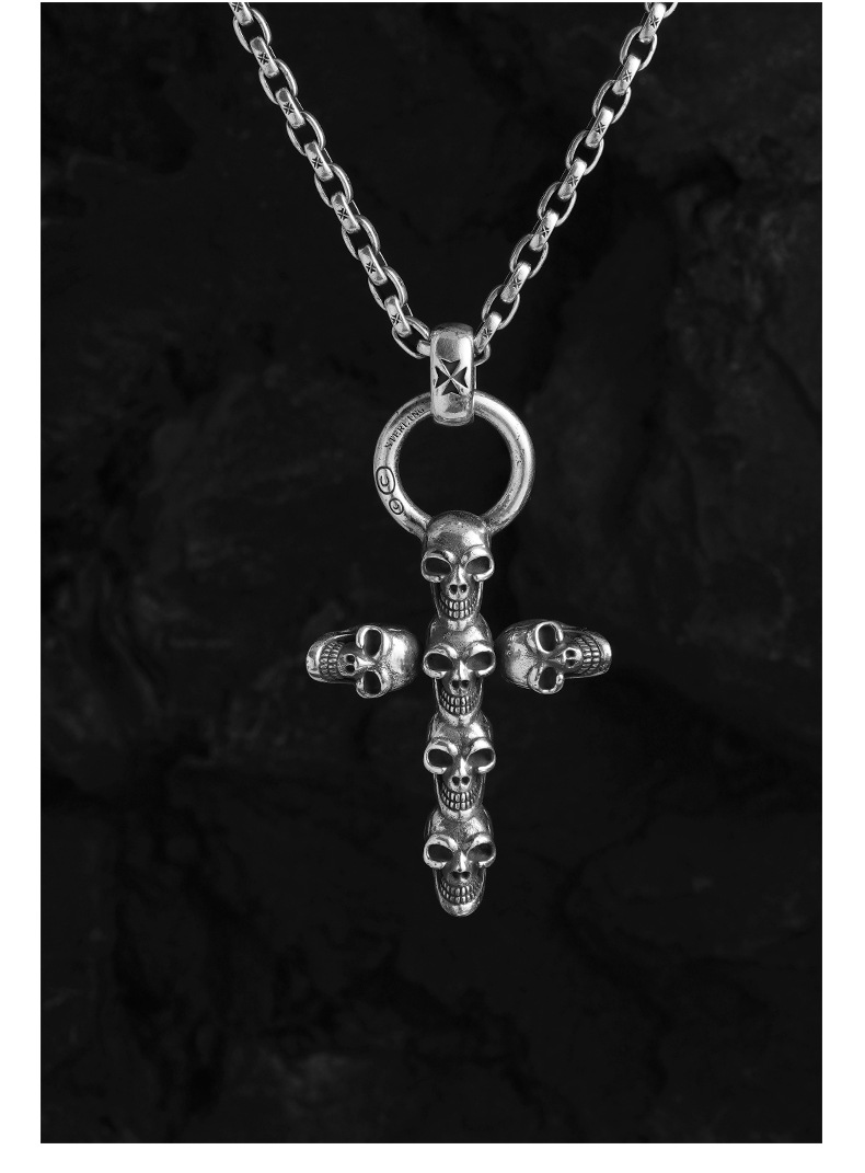 Chrome Hearts Cross Ring - Gothic 925 Sterling Silver Jewelry | David Studio