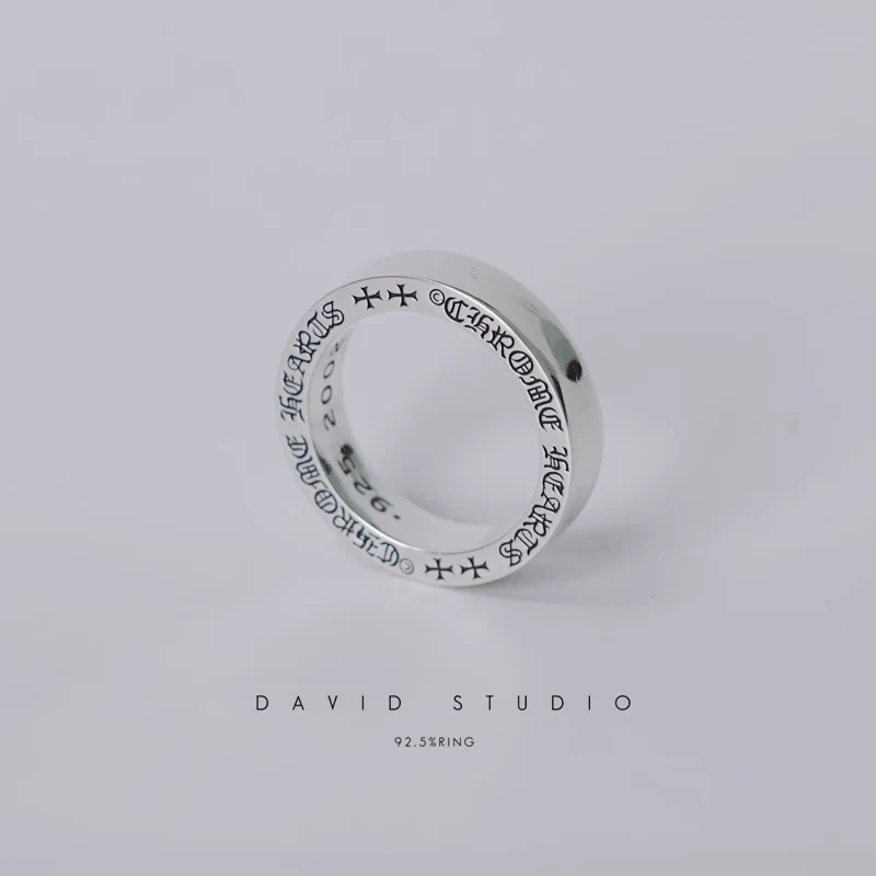 Chrome Hearts Cross Ring - Gothic 925 Sterling Silver Jewelry | David Studio