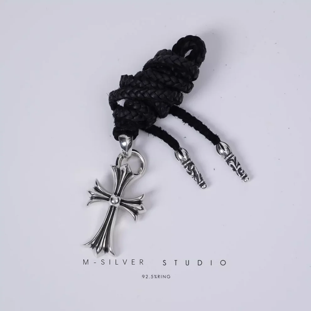 Chrome Hearts Cross Ring - Gothic 925 Sterling Silver Jewelry | David Studio