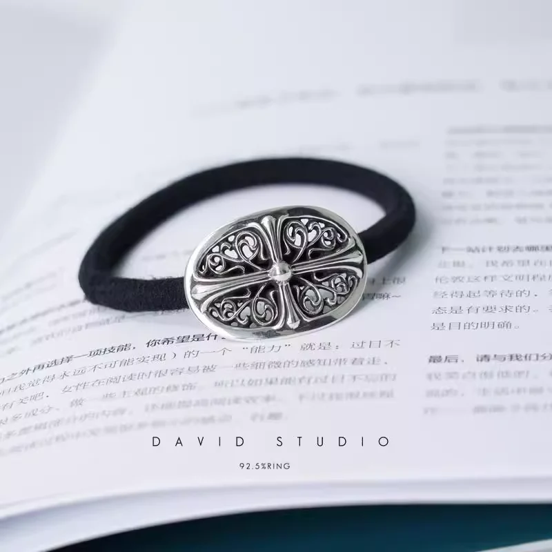 Chrome Hearts Cross Ring - Gothic 925 Sterling Silver Jewelry | David Studio