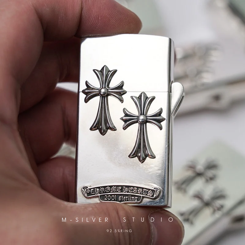 Chrome Hearts Cross Ring - Gothic 925 Sterling Silver Jewelry | David Studio