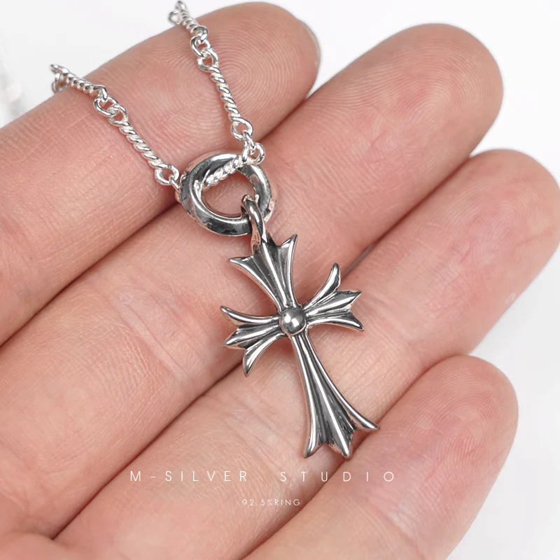 Chrome Hearts Cross Ring - Gothic 925 Sterling Silver Jewelry | David Studio