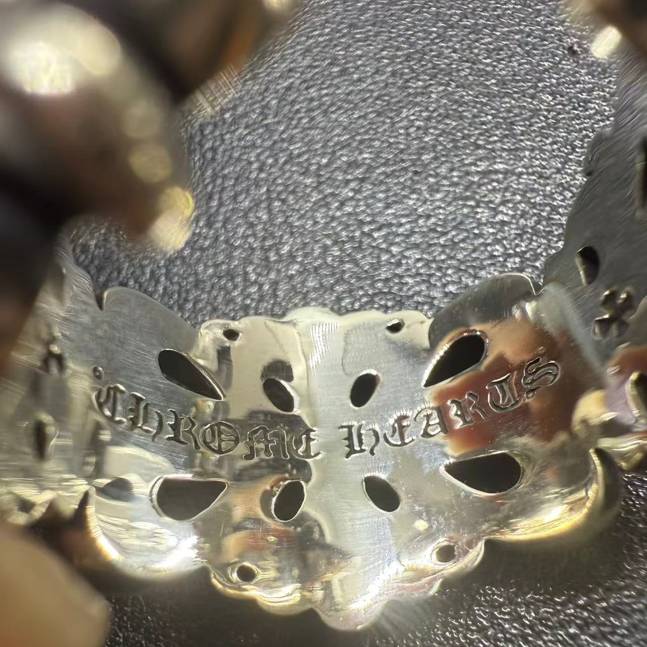 Chrome Hearts Cross Ring - Gothic 925 Sterling Silver Jewelry | David Studio