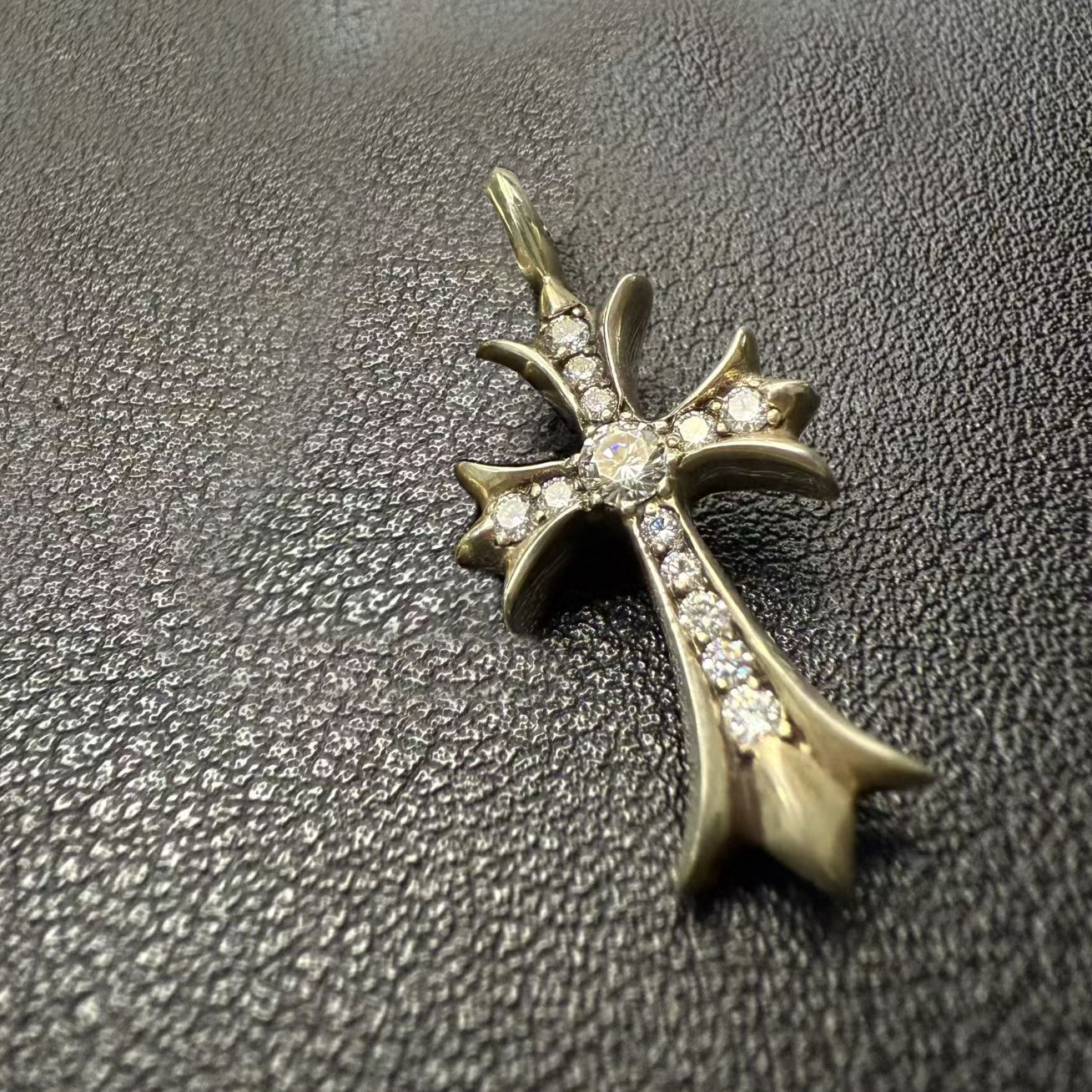 Chrome Hearts Cross Ring - Gothic 925 Sterling Silver Jewelry | David Studio