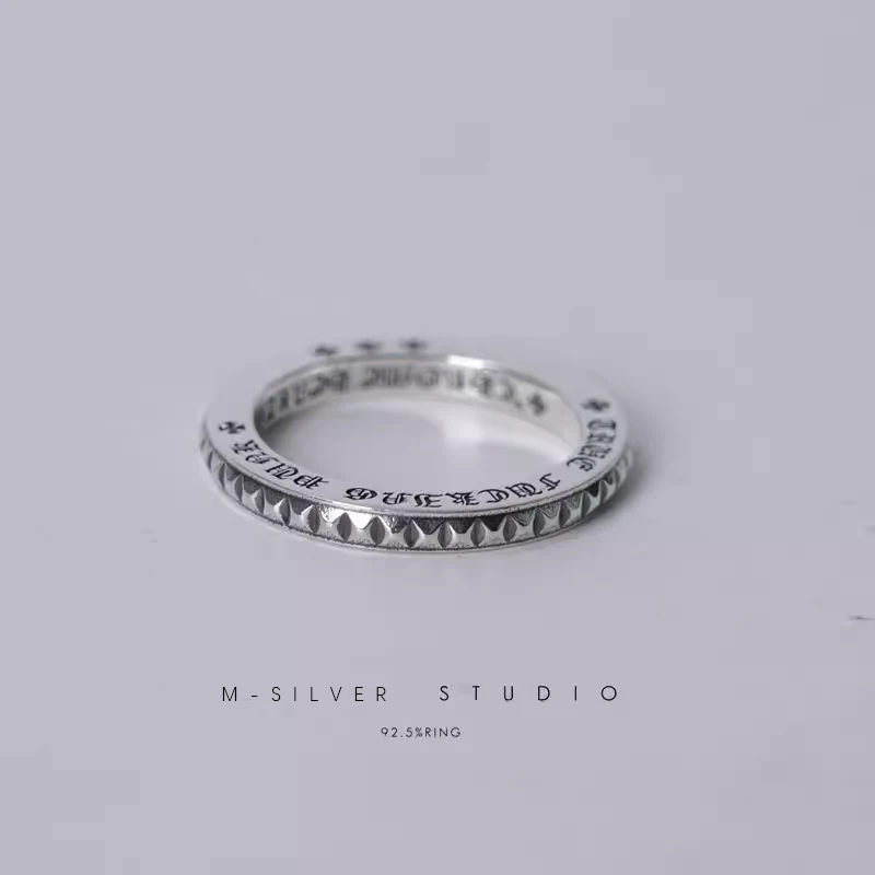 Chrome Hearts Cross Ring - Gothic 925 Sterling Silver Jewelry | David Studio