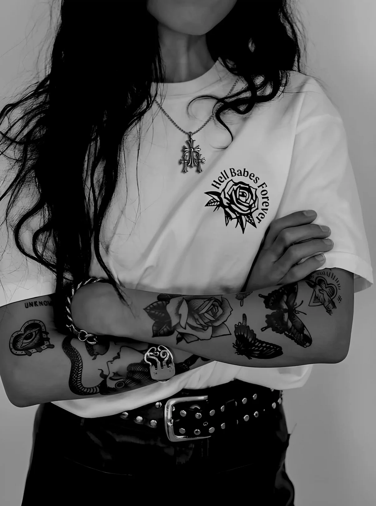 Chrome Hearts Cross Ring - Gothic 925 Sterling Silver Jewelry | David Studio