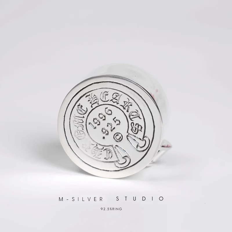 Chrome Hearts Cross Ring - Gothic 925 Sterling Silver Jewelry | David Studio