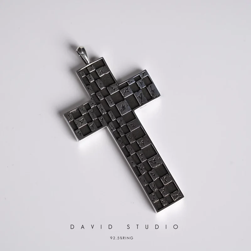 Chrome Hearts Cross Ring - Gothic 925 Sterling Silver Jewelry | David Studio