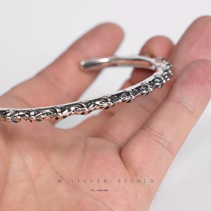 Chrome Hearts Cross Ring - Gothic 925 Sterling Silver Jewelry | David Studio