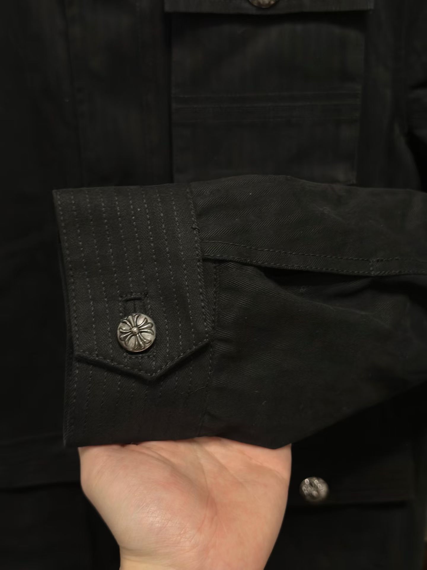 Chrome Hearts Cross Ring - Gothic 925 Sterling Silver Jewelry | David Studio