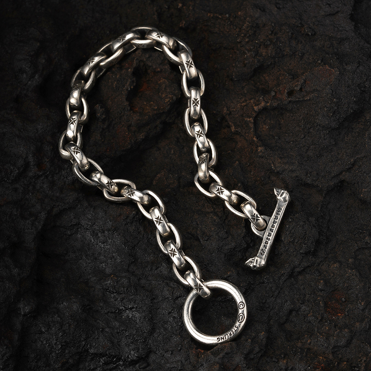 Chrome Hearts Cross Ring - Gothic 925 Sterling Silver Jewelry | David Studio