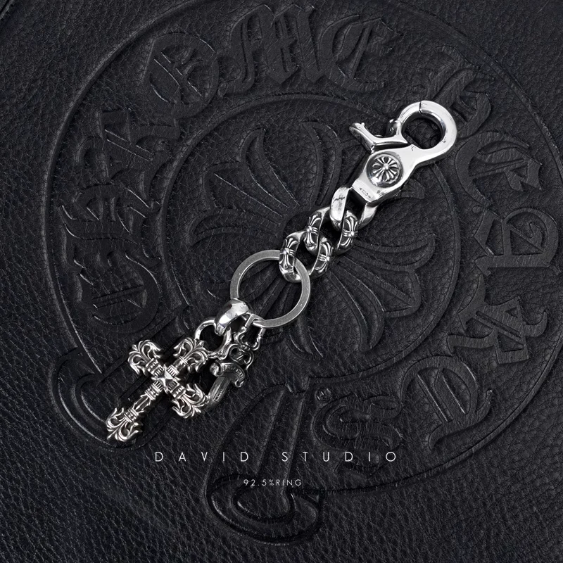 Chrome Hearts Cross Ring - Gothic 925 Sterling Silver Jewelry | David Studio