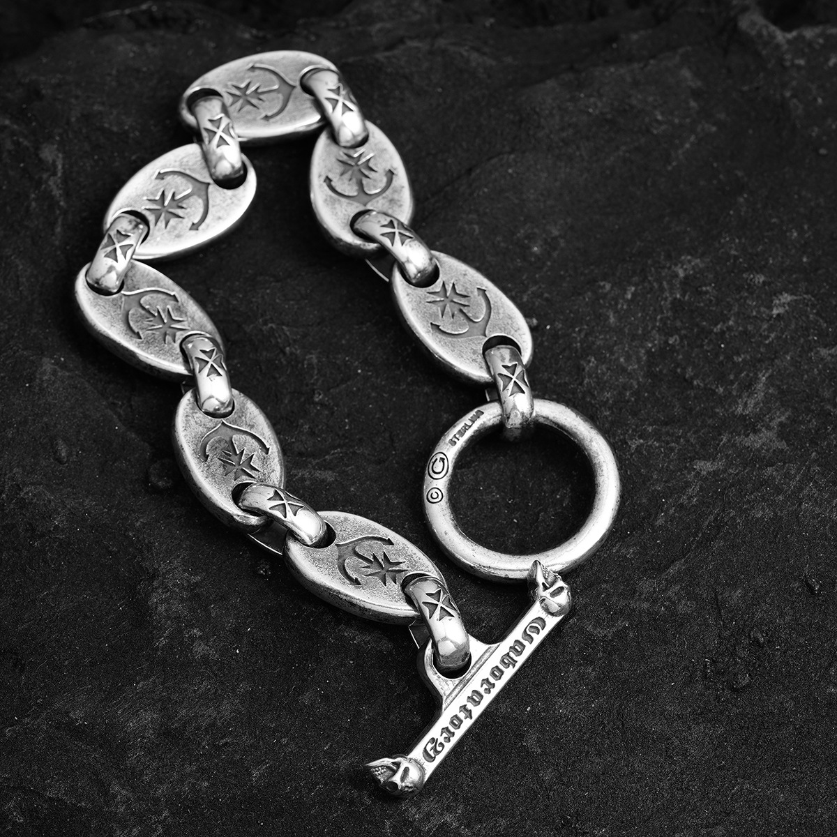 Chrome Hearts Cross Ring - Gothic 925 Sterling Silver Jewelry | David Studio