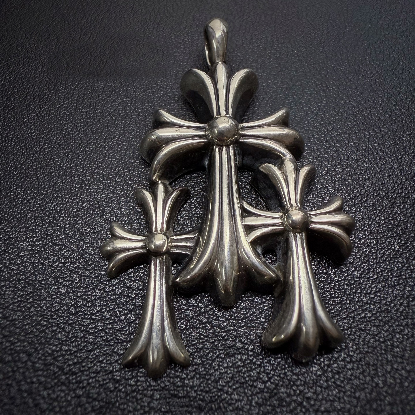 Chrome Hearts Cross Ring - Gothic 925 Sterling Silver Jewelry | David Studio