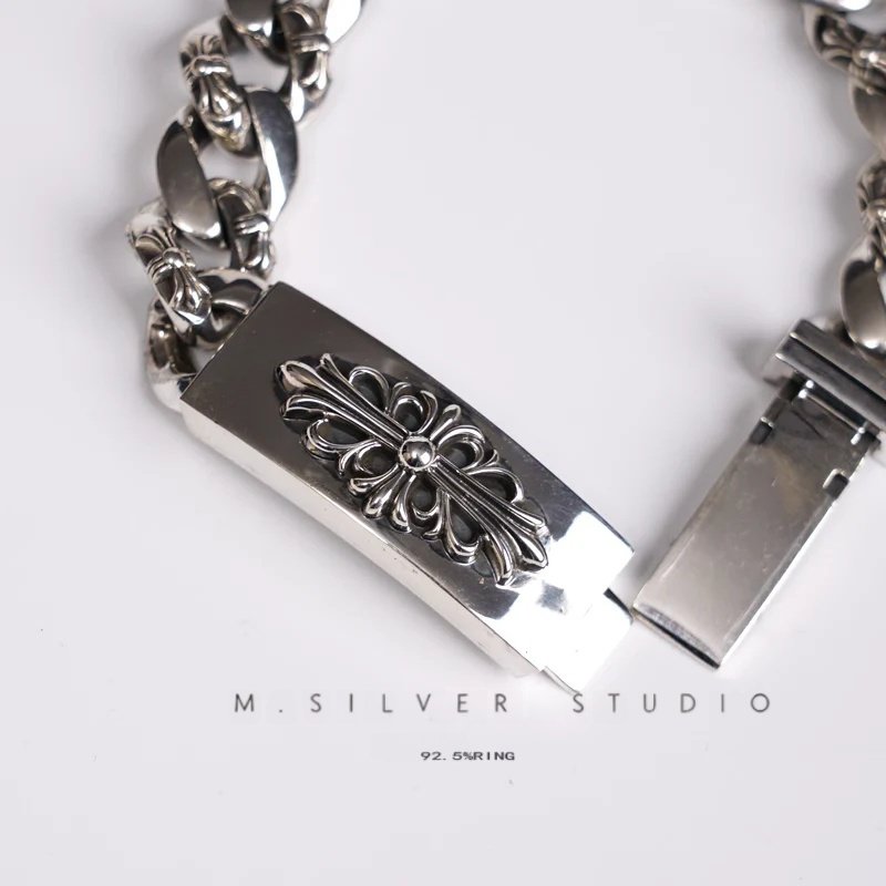 Chrome Hearts Cross Ring - Gothic 925 Sterling Silver Jewelry | David Studio