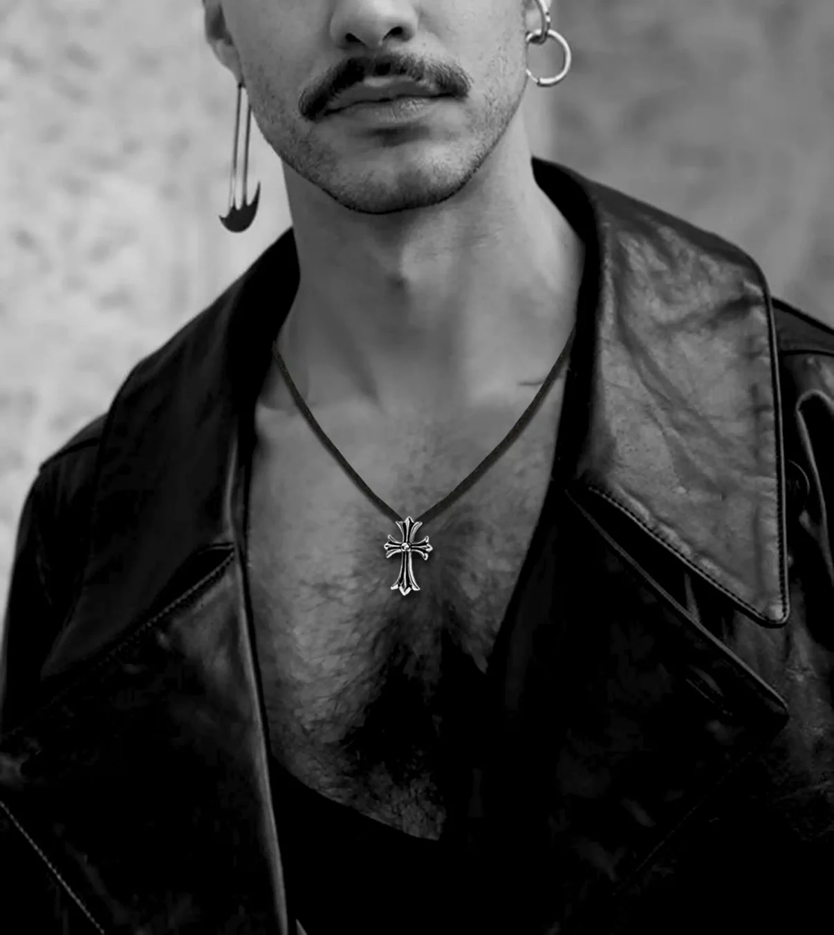 Chrome Hearts Cross Ring - Gothic 925 Sterling Silver Jewelry | David Studio