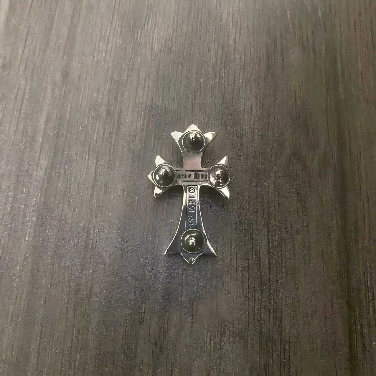 Chrome Hearts Cross Ring - Gothic 925 Sterling Silver Jewelry | David Studio