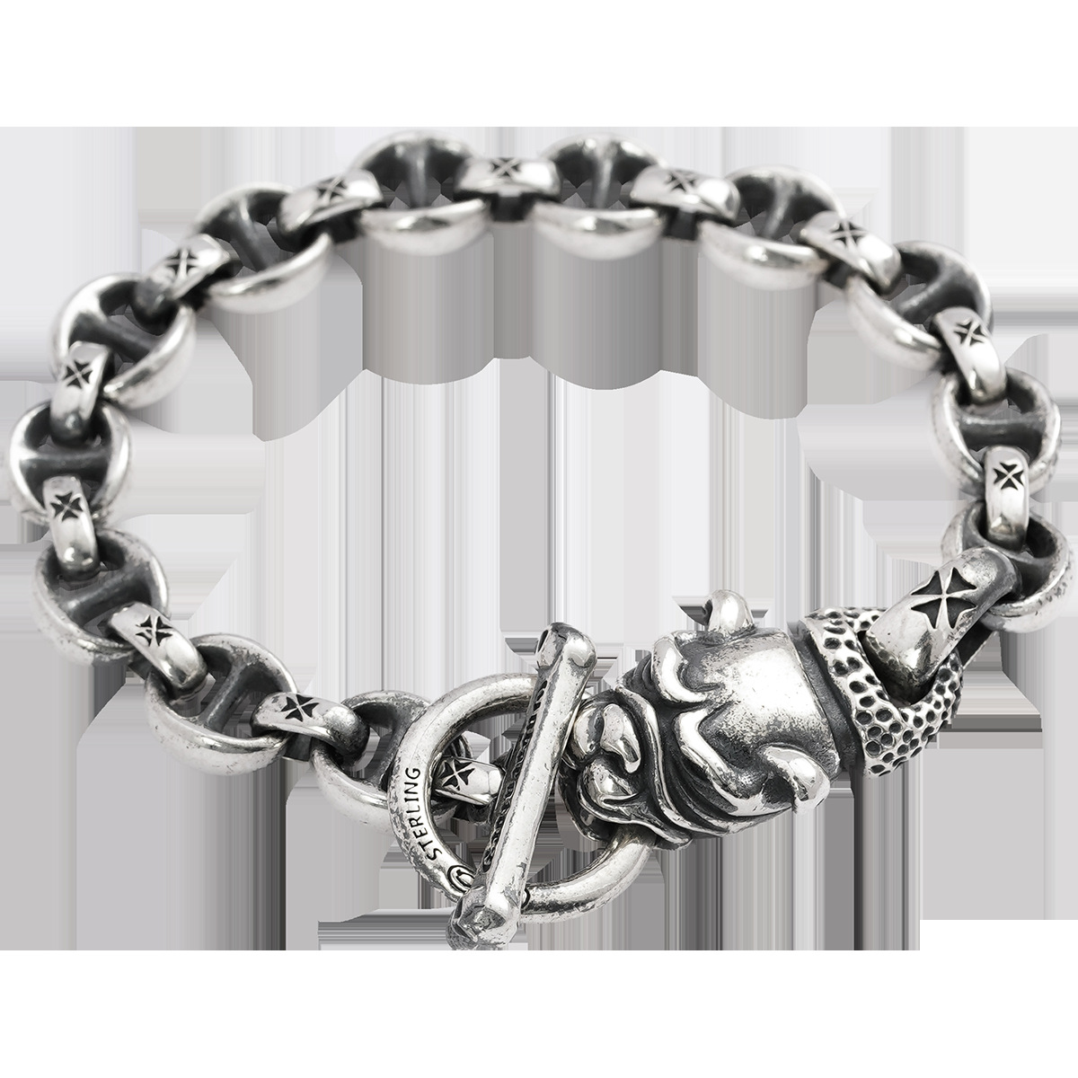 Chrome Hearts Cross Ring - Gothic 925 Sterling Silver Jewelry | David Studio