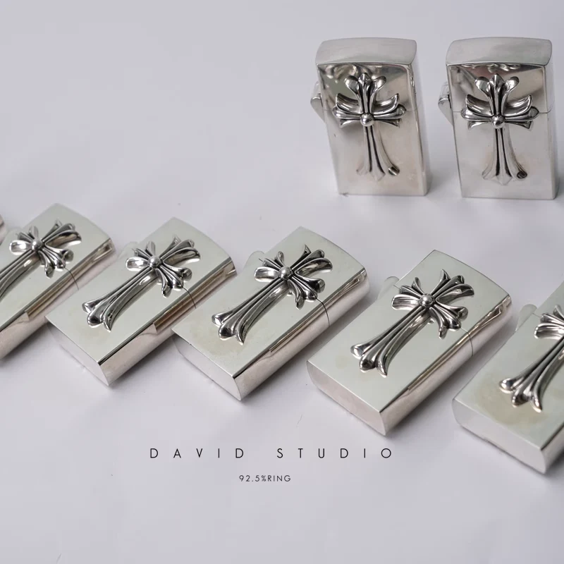 Chrome Hearts Cross Ring - Gothic 925 Sterling Silver Jewelry | David Studio