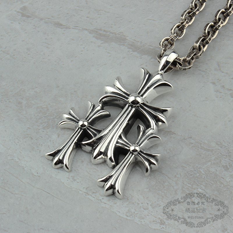 Chrome Hearts Cross Ring - Gothic 925 Sterling Silver Jewelry | David Studio