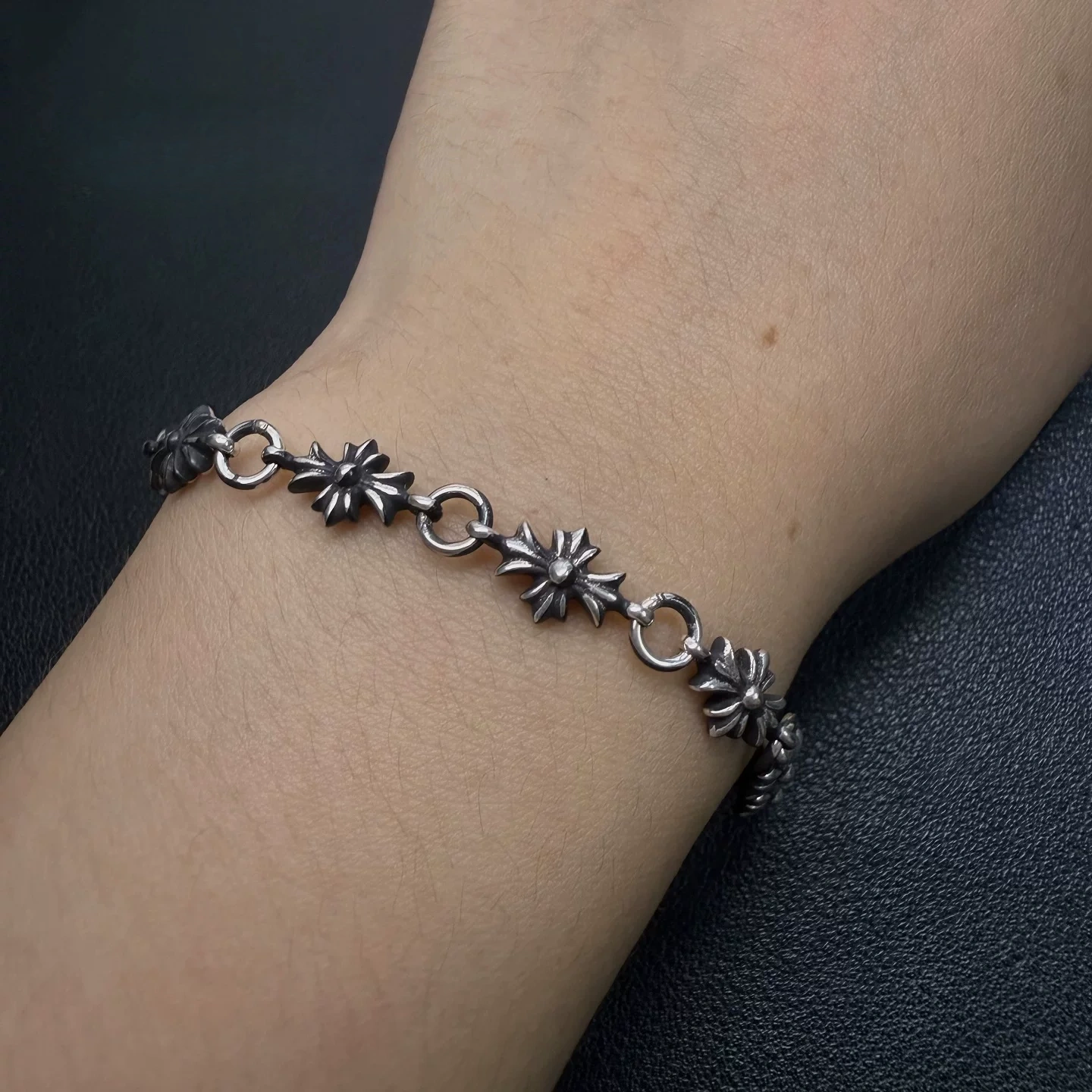 Chrome Hearts Cross Ring - Gothic 925 Sterling Silver Jewelry | David Studio