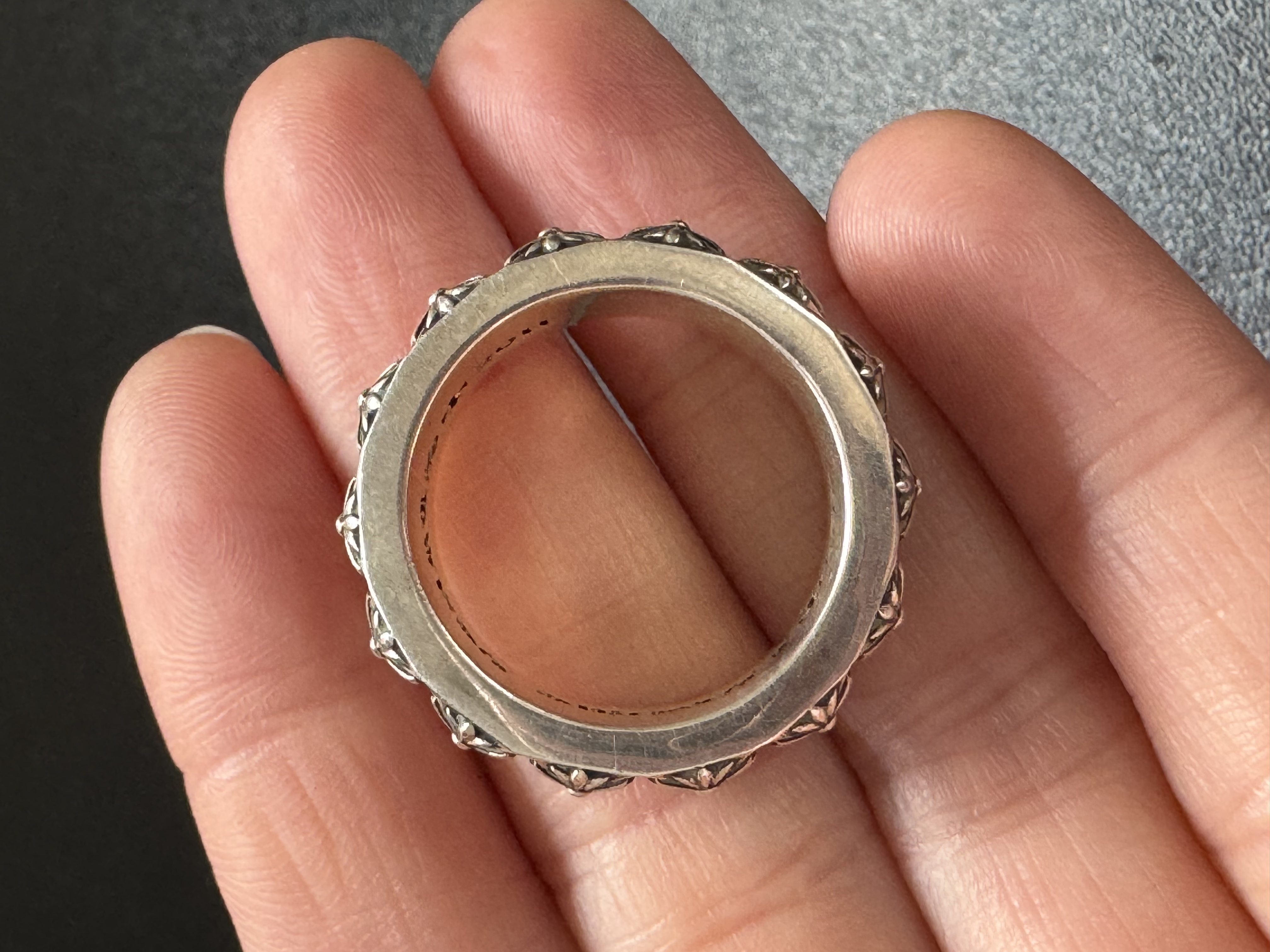 Chrome Hearts Cross Ring - Gothic 925 Sterling Silver Jewelry | David Studio