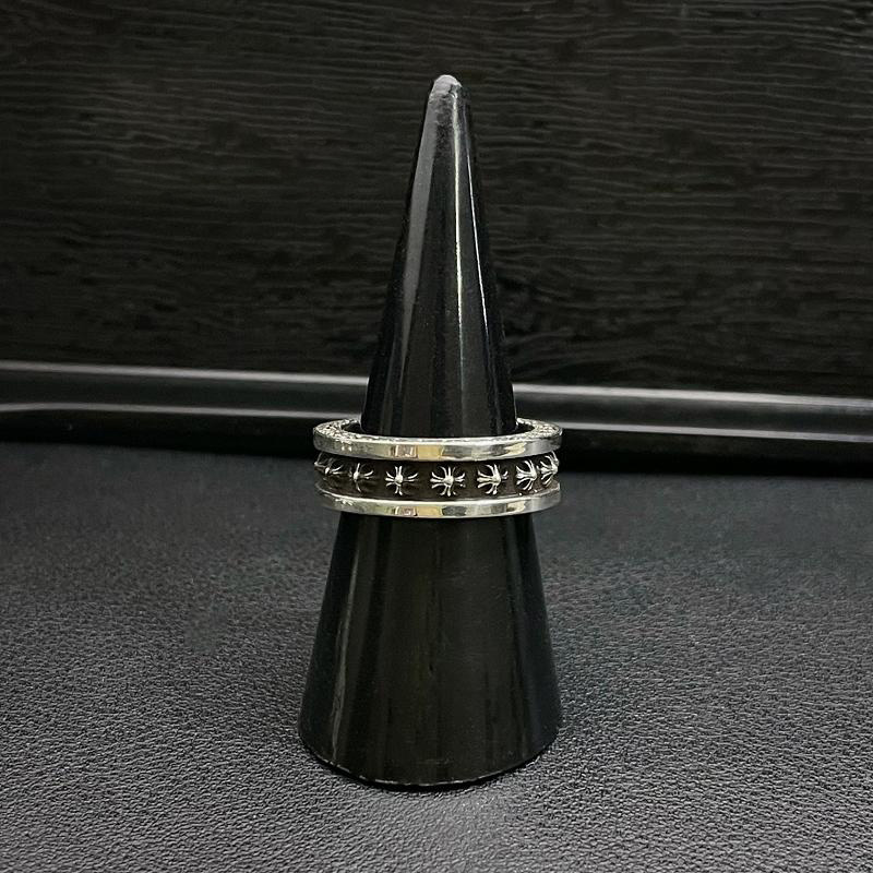 Chrome Hearts Cross Ring - Gothic 925 Sterling Silver Jewelry | David Studio