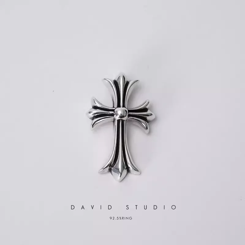 Chrome Hearts Cross Ring - Gothic 925 Sterling Silver Jewelry | David Studio